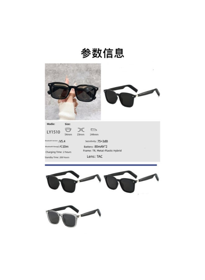 ZESITH 2026 Smart Bluetooth Sunglasses, Unisex Long Battery HD Audio Fashion Shades 1510 - Image 3