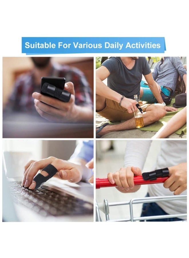 دعامة إصبع زنادي عدد 1 قطعة لتقويم الإصبع – جبيرة قابلة للتعديل لعلاج إصبع المطرقة ودعم مفاصل الأصابع - Image 5