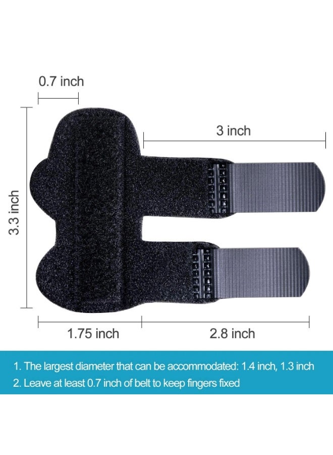 دعامة إصبع زنادي عدد 1 قطعة لتقويم الإصبع – جبيرة قابلة للتعديل لعلاج إصبع المطرقة ودعم مفاصل الأصابع - Image 2