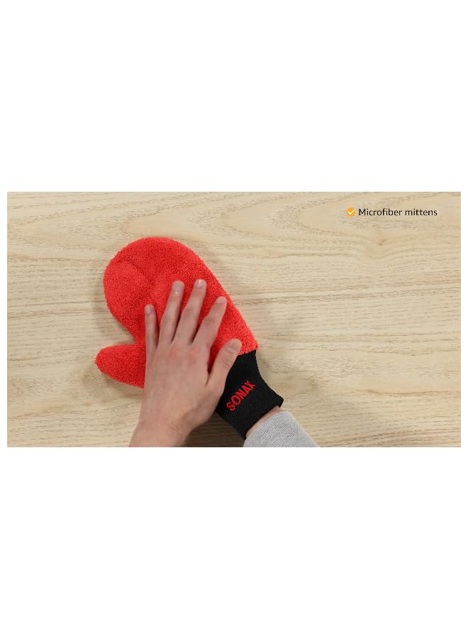 SONAX قفاز غسيل ميكروفايبر سونكس 428200 - Image 3