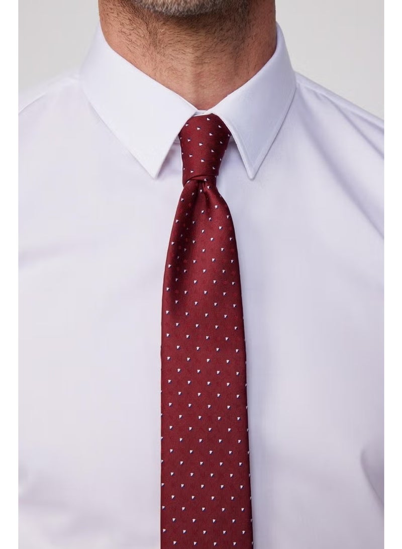 Tudors Men's Slim Fit Non-Iron 100% Cotton White Shirt - Image 4