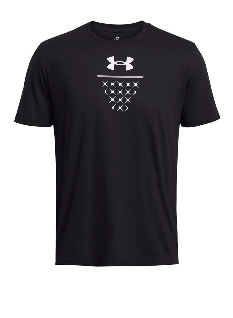 اندر ارمور Basketball Net Graphic Short Sleeve T-shirt
