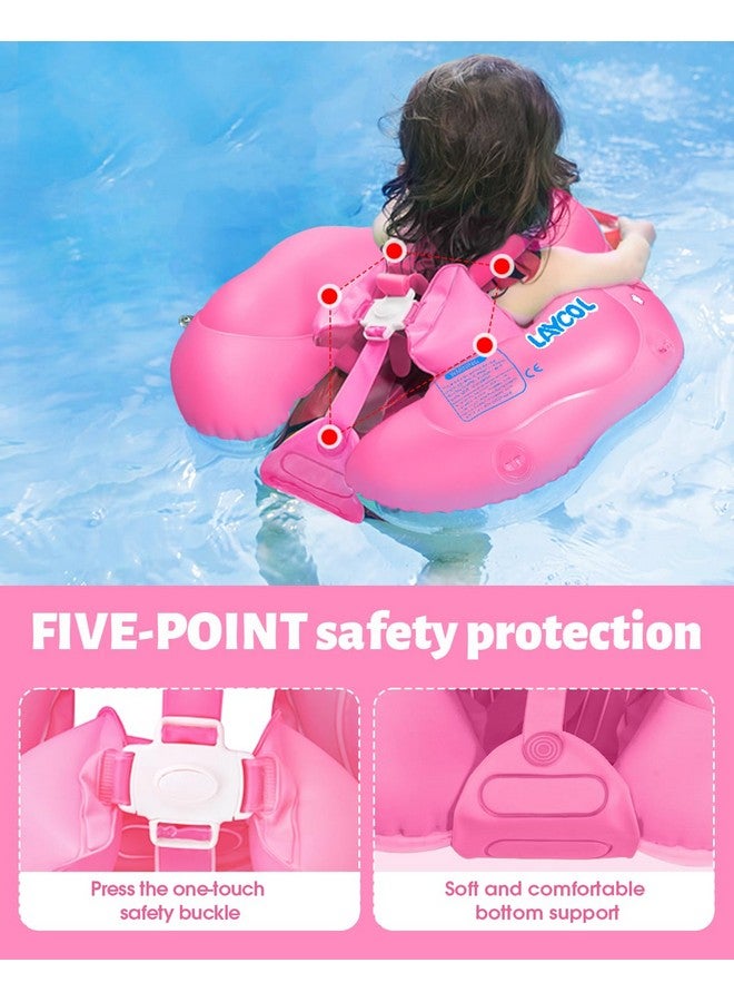 LAYCOL Baby Swimming Float Inflatable Baby Pool Float Ring Newest with Sun Protection Canopy,add Tail no flip Over for Age of 3-36 Months - Image 4