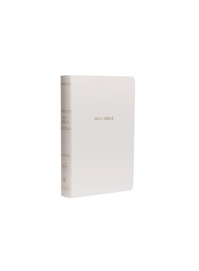 كتاب هدايا وجوائز NKJV بتصميم جلد أبيض وحروف حمراء مطبوعة بشكل مريح