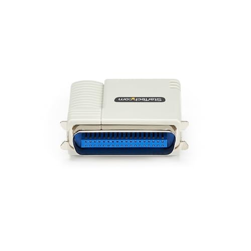 StarTech.com Ethernet to Parallel Network Print Server, 10/100Mbps LAN, WebUI, Centronics Ethernet Printer Server Adapter, TAA - Image 3
