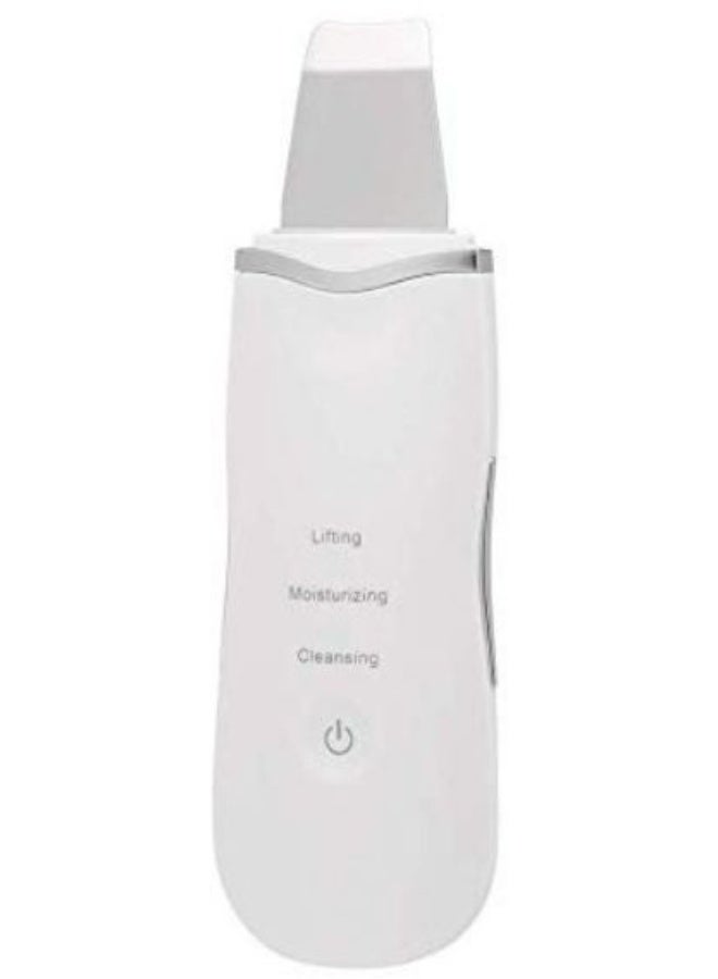Ultrasonic Skin Scrubber For Blackhead Face Lifting White - Image 3