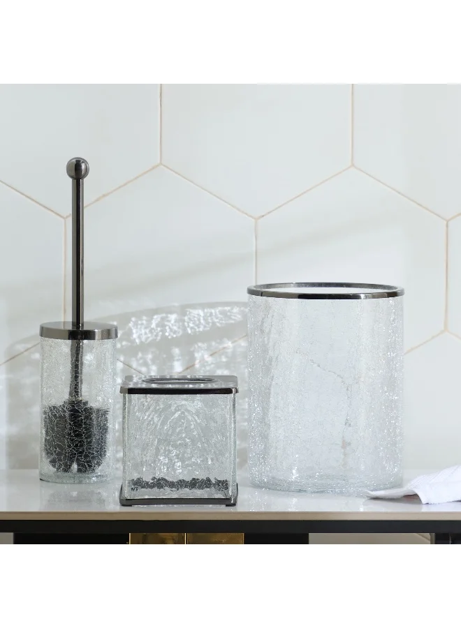 Home Box Cristal Glass Waste Bin