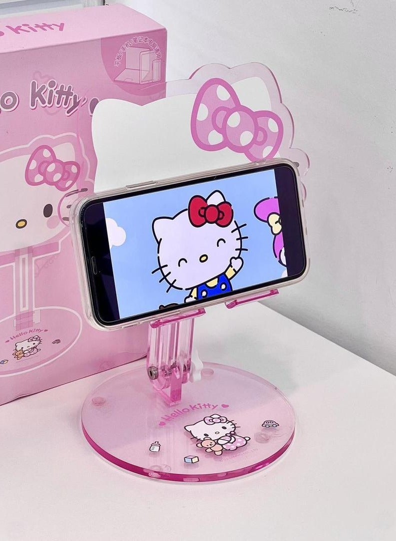 Hello Kitty Phone Holder iPad Stand | Adjustable Cell Phone Holder, Desk Stand, Dock | Hello Kitty - Image 1