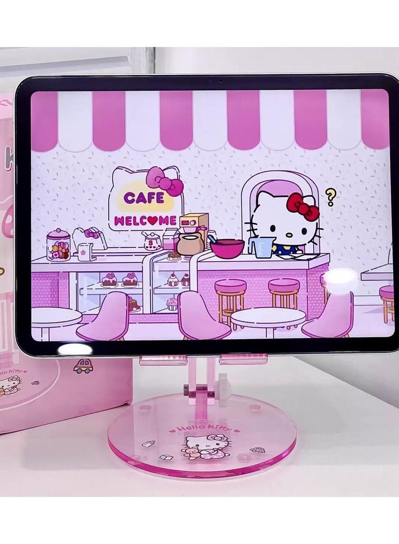 Hello Kitty Phone Holder iPad Stand | Adjustable Cell Phone Holder, Desk Stand, Dock | Hello Kitty - Image 2