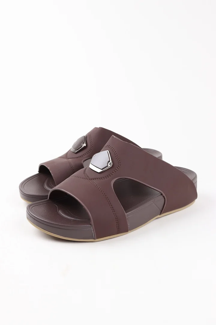Viny Traditional Arabic Sandals for Men – Comfortable Slip-On Design – Everyday Wear – Black, White, Coffee