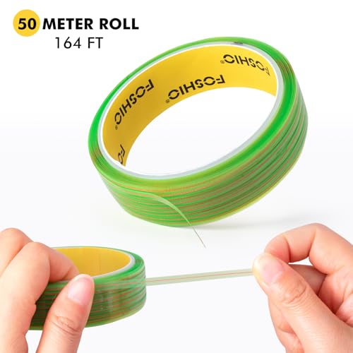 FOSHIO 50M Knife Less Vinyl Wrap Tools Kit 6PCS Car Wrap Magnets Vinyl Wrap Gloves Sponge Roller Felt Squeegee Utility Knife Wrapping Paper Cutter Set Micro Squeegee Window Tint Tools Kit - Image 3