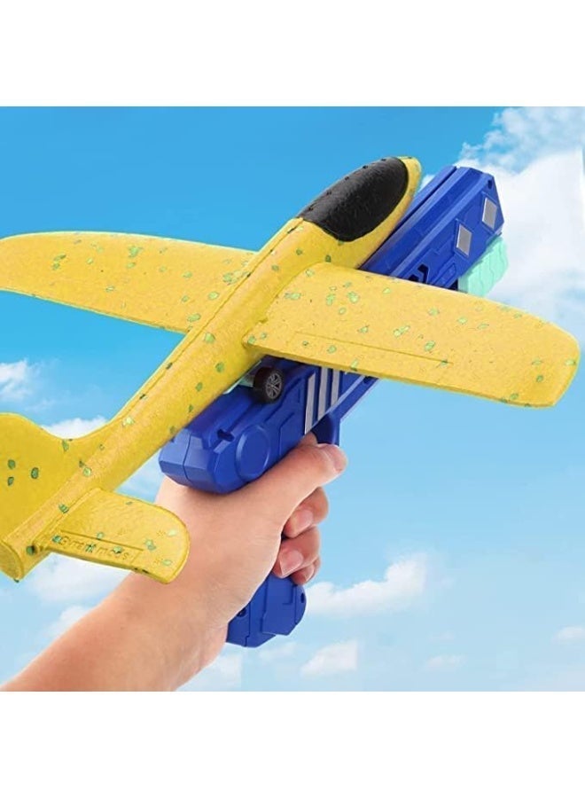 ChicAbode 2 حزمة ألعاب الطائرة ، 17.5 "كبيرة رمي الرغوة الطائرة ، 2 الطيران وضع الطائرة المزلقة ، لعبة الطيران للأطفال ، هدايا عيد ميلاد للفتيان والبنات ، اللعب الرياضية في الهواء الطلق - Image 5