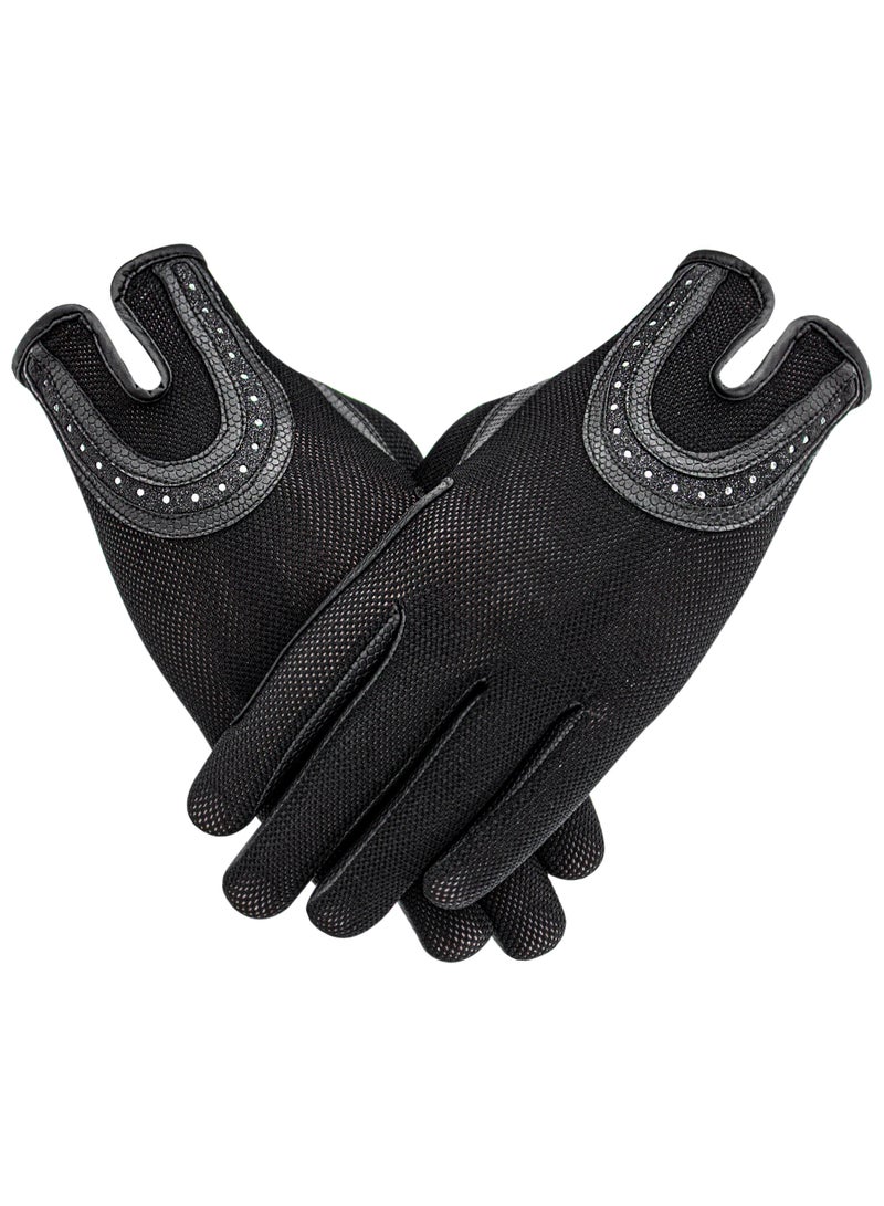 ROYAL RIDERS® 1827 Ventino Women High-Performance Air Mesh Riding Gloves - #10061827 - Image 2