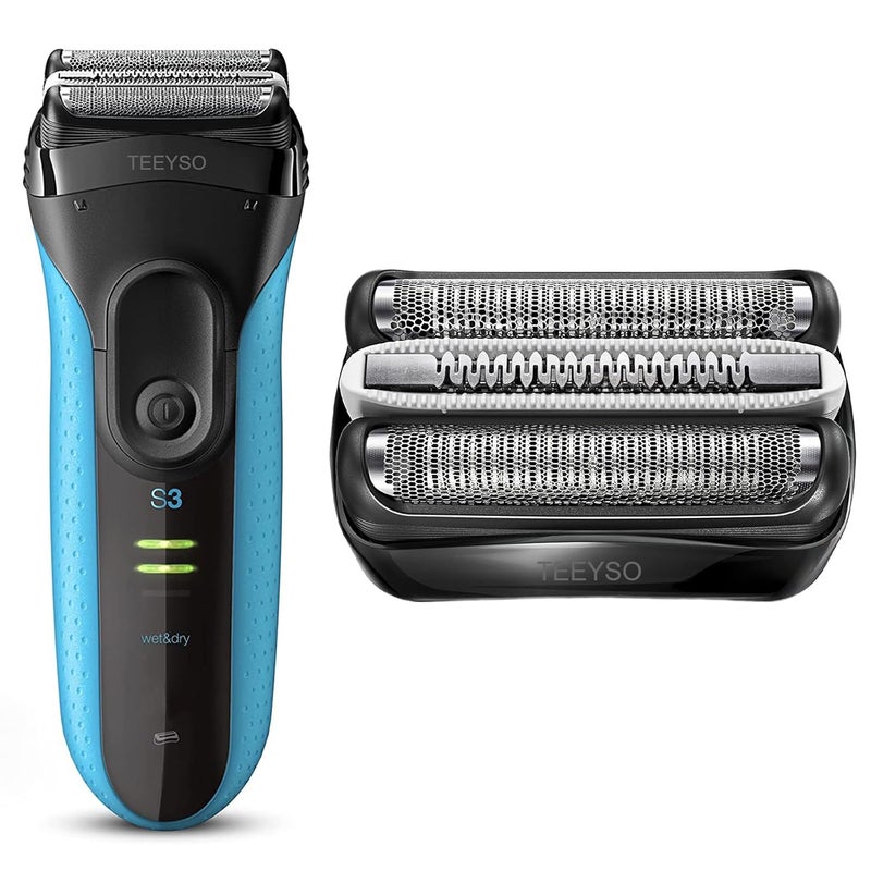 TEEYSO 32B Series 3 Replacement Head for Braun ProSkin Electric Shaver, Compatible with Braun Foil Shaver 3000s 3010s 3020s 3030s 3040s 3050cc 3070cc 3080s 3090cc 320 330 340 350cc (1 Pack)