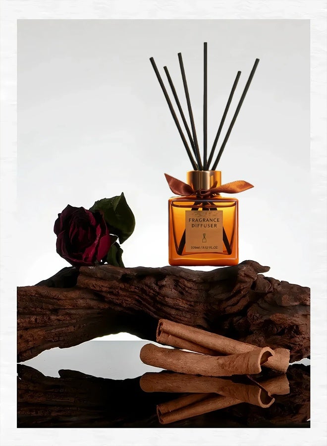 يهييو معطر موزع عطور منزلي، موزع عطور برائحة خشب الصندل، جو عبادة مهيب ووقور، تعطير 6 قصبات من الروطان، 100 مل - Image 2