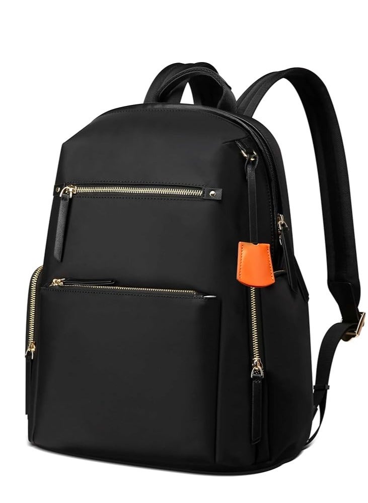 Bopai Anti-Theft Waterproof Laptop Backpack â€“ Shock-Resistant, Multi-Compartment Travel Bag with Hidden Pocket & Keychain (Nylon, Black) - Image 1