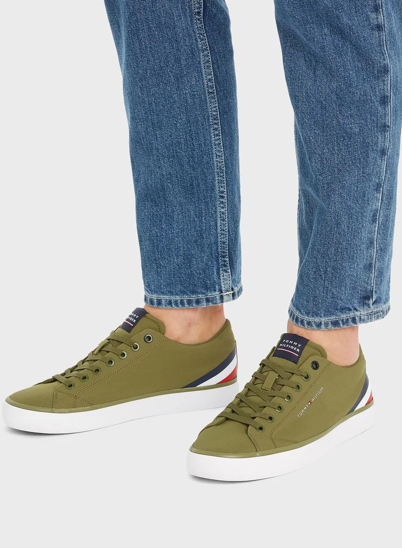 TOMMY HILFIGER Stripes Print Low Top Sneakers