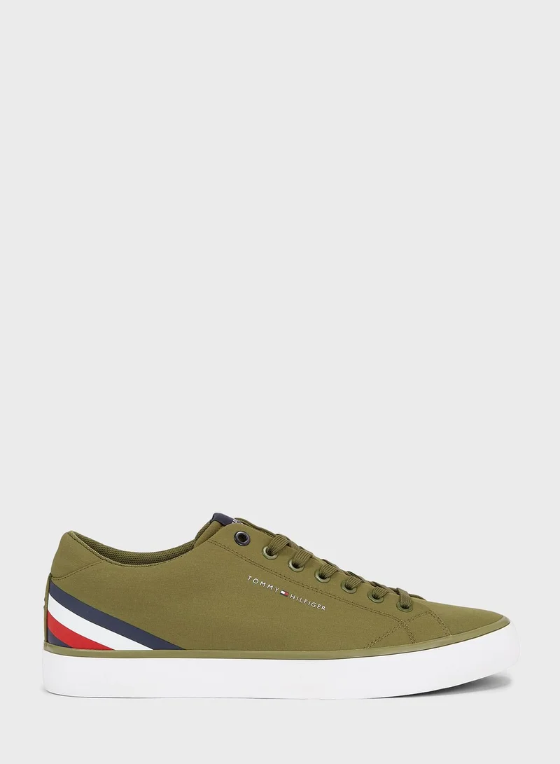 TOMMY HILFIGER Stripes Print Low Top Sneakers