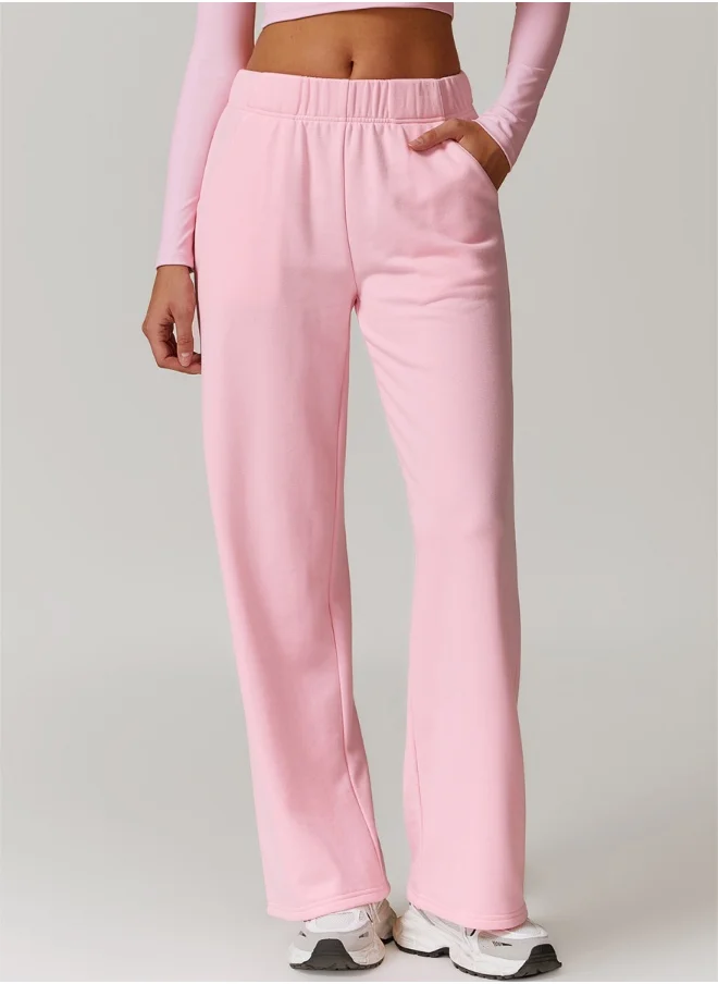 كون.يوغا Womens Mid Waist Workout Sport Sweatpants Running Pants