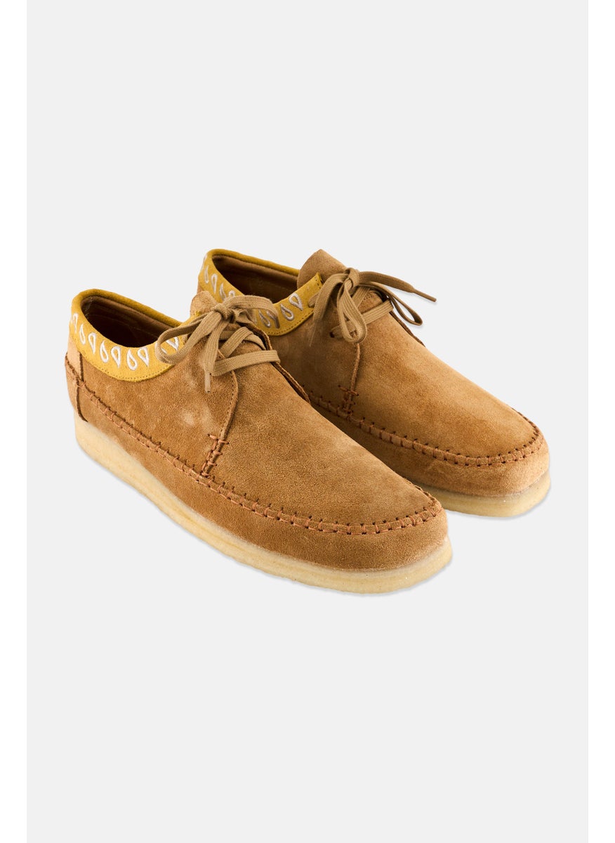 clarks Men Standard Fit Weaver Casual Shoes, Tan  - Image 1