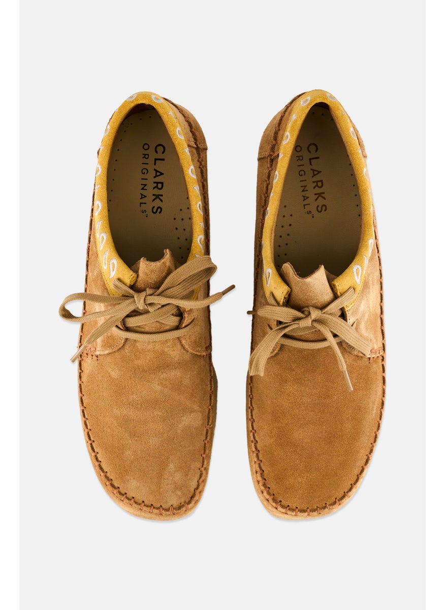 clarks Men Standard Fit Weaver Casual Shoes, Tan  - Image 3