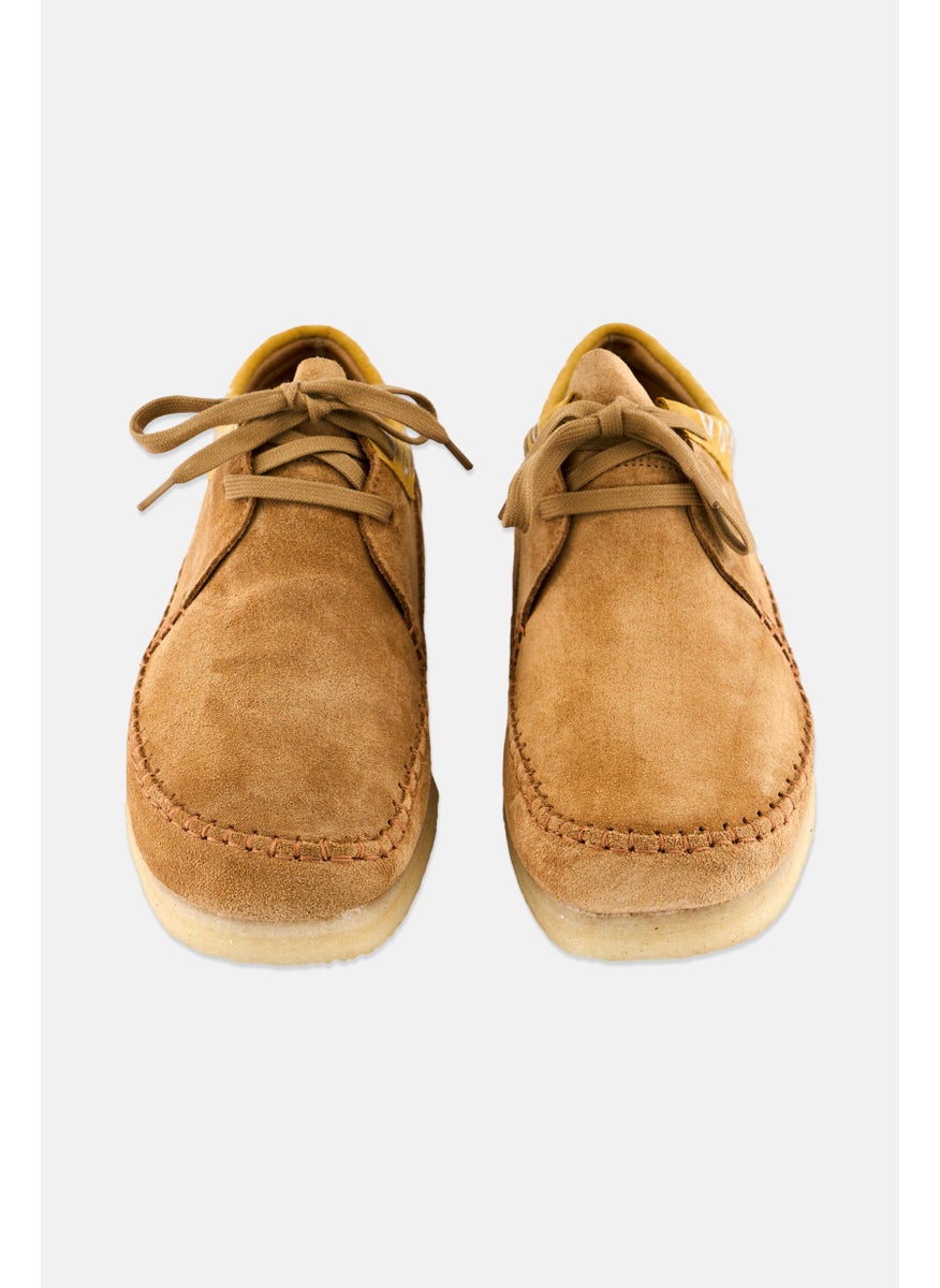 clarks Men Standard Fit Weaver Casual Shoes, Tan  - Image 4