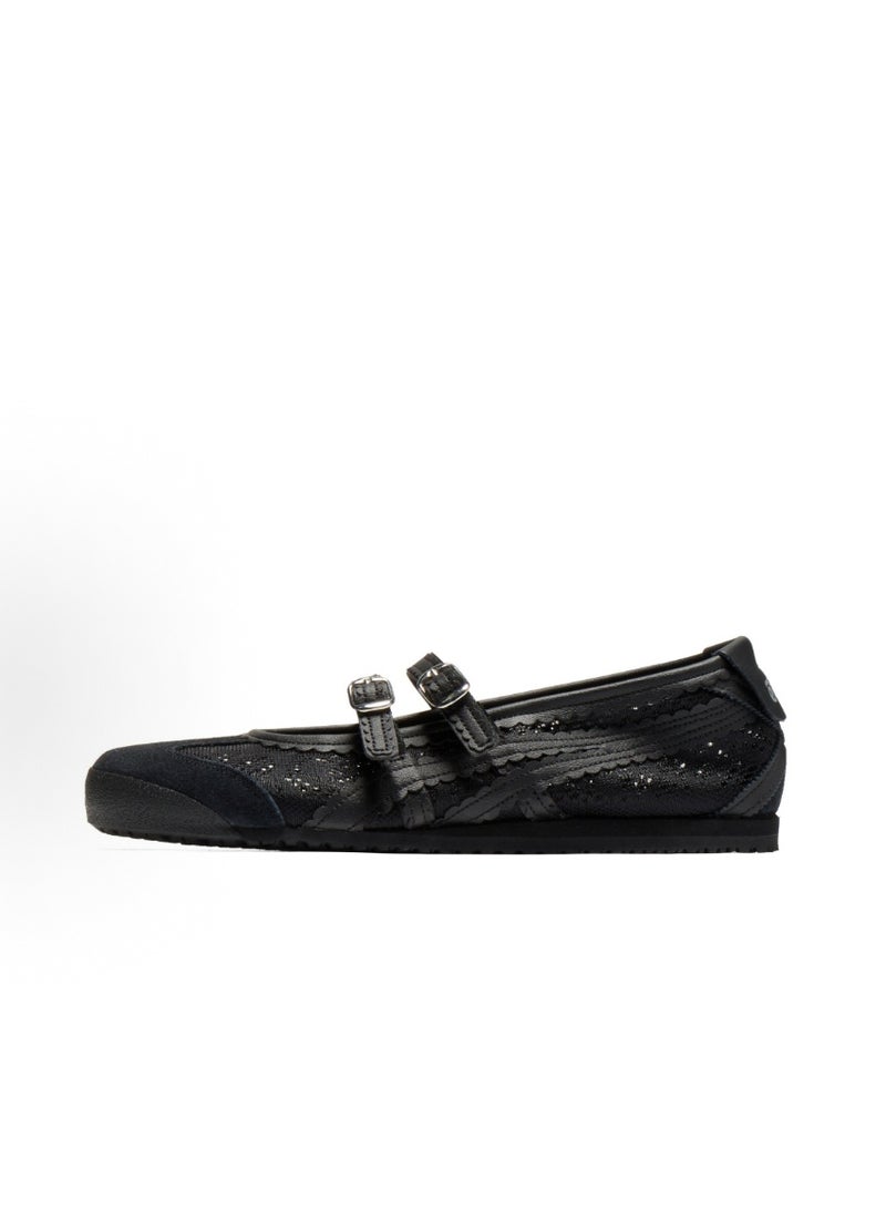 Onitsuka Tiger Mexico 66 TGRS Women’s Ballet Flats - Lace Black | Comfortable & Stylish Casual Mary Jane Shoes - Image 1