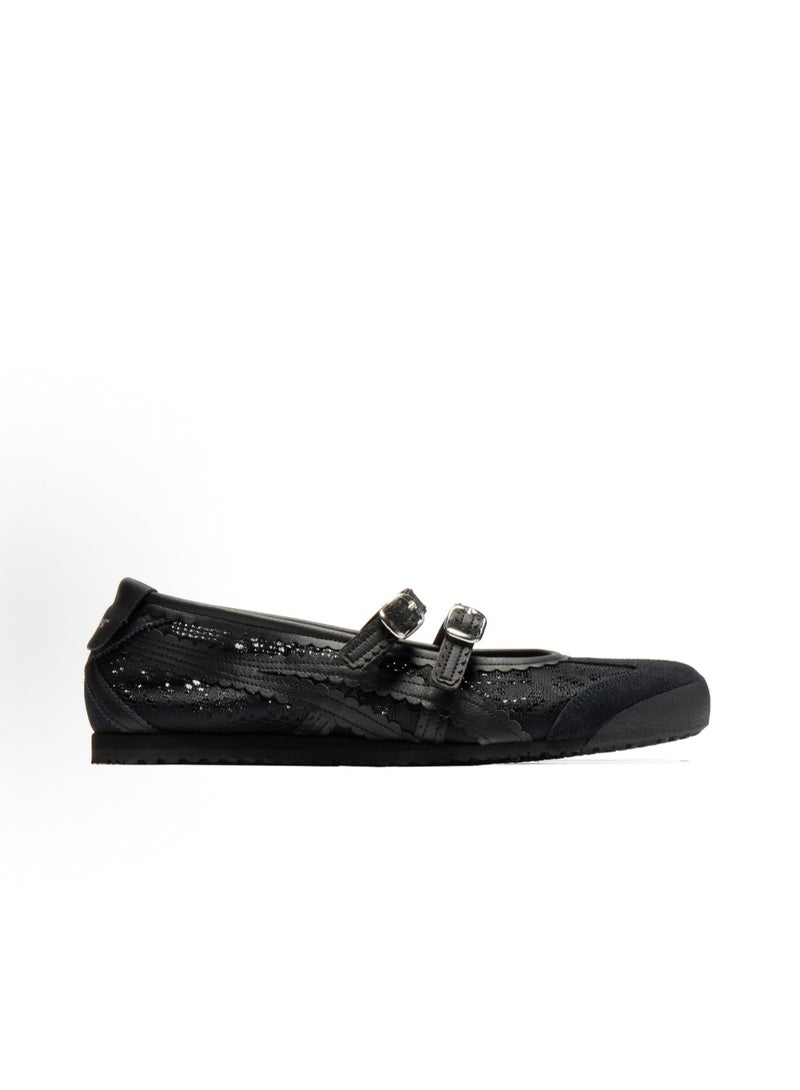 Onitsuka Tiger Mexico 66 TGRS Women’s Ballet Flats - Lace Black | Comfortable & Stylish Casual Mary Jane Shoes - Image 2