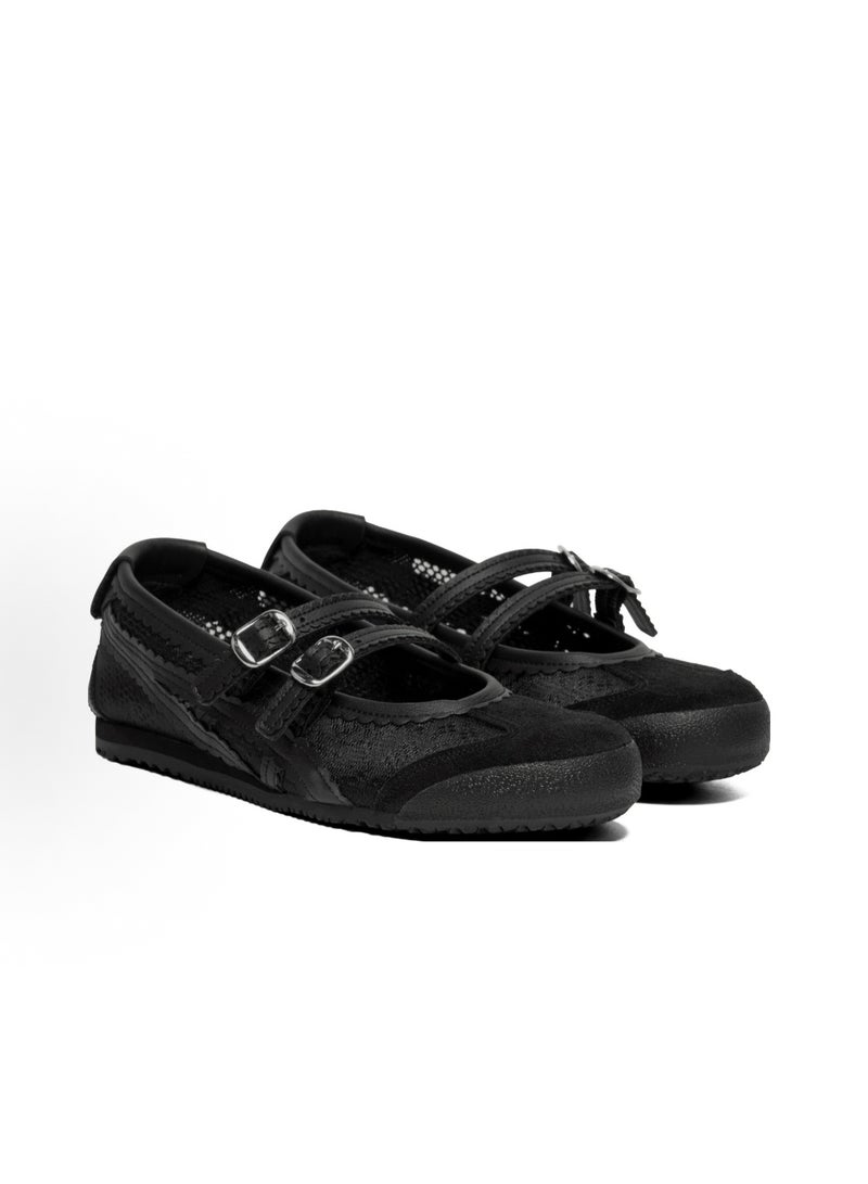 Onitsuka Tiger Mexico 66 TGRS Women’s Ballet Flats - Lace Black | Comfortable & Stylish Casual Mary Jane Shoes - Image 3