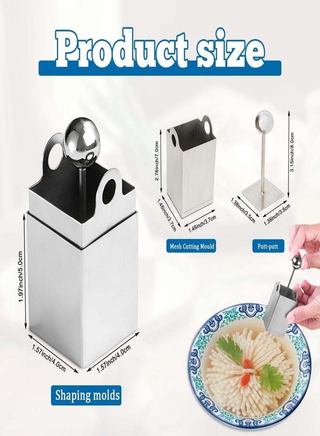 Xanadued Tofu Press Stainless Steel, Tofu Cutter, Paneer Maker Stainless Steel, Practical Cooking Household Tool(Chrysanthemum shape) - Image 2