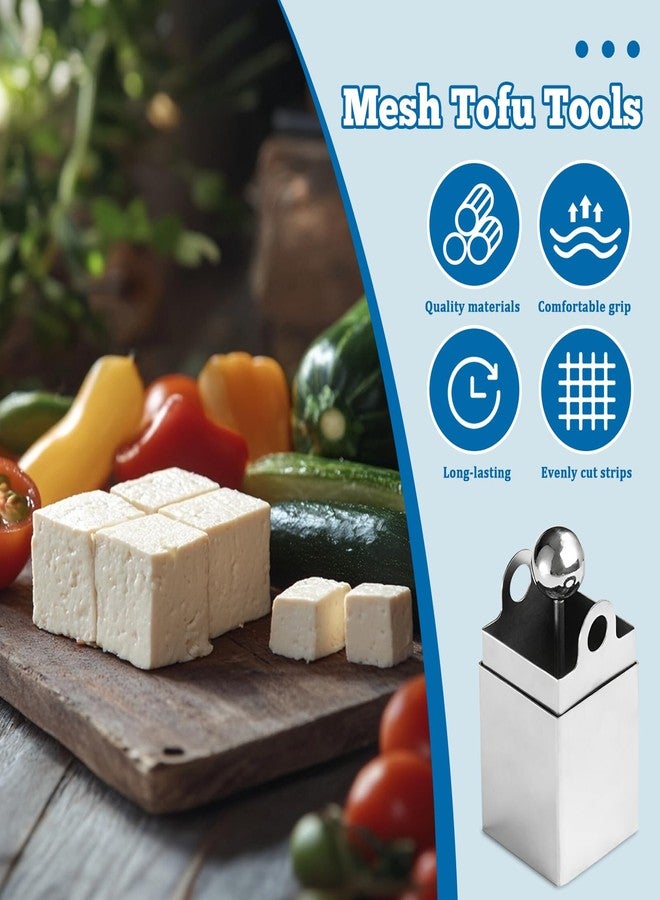 Xanadued Tofu Press Stainless Steel, Tofu Cutter, Paneer Maker Stainless Steel, Practical Cooking Household Tool(Chrysanthemum shape) - Image 3