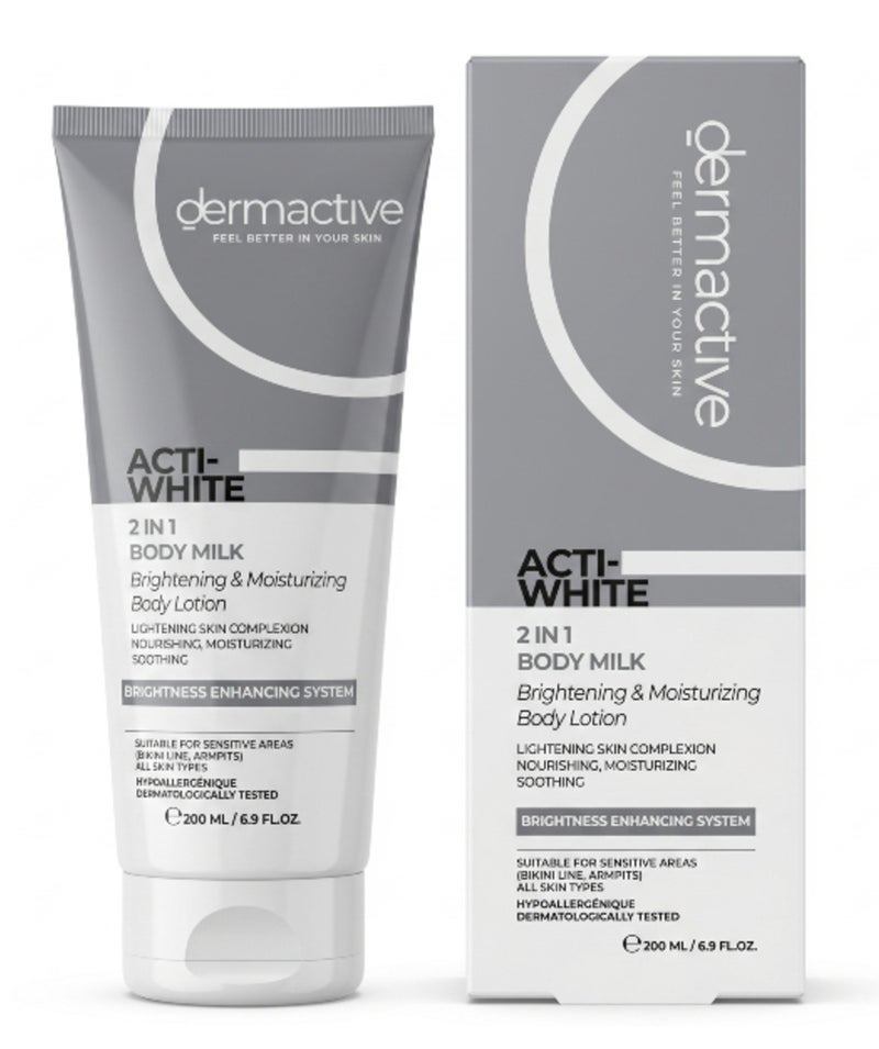 Acti-white 2 In 1 Body Milk Brightening & Moisturizing Body Lotion - 200 ML