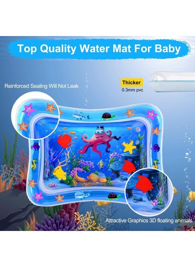 ECVV Tummy Time Water Mat Octopus Inflatable Baby Water Play Mat Sensory Toys Early Developmental Baby Toys for Newborn Girl & Boy  - Image 4