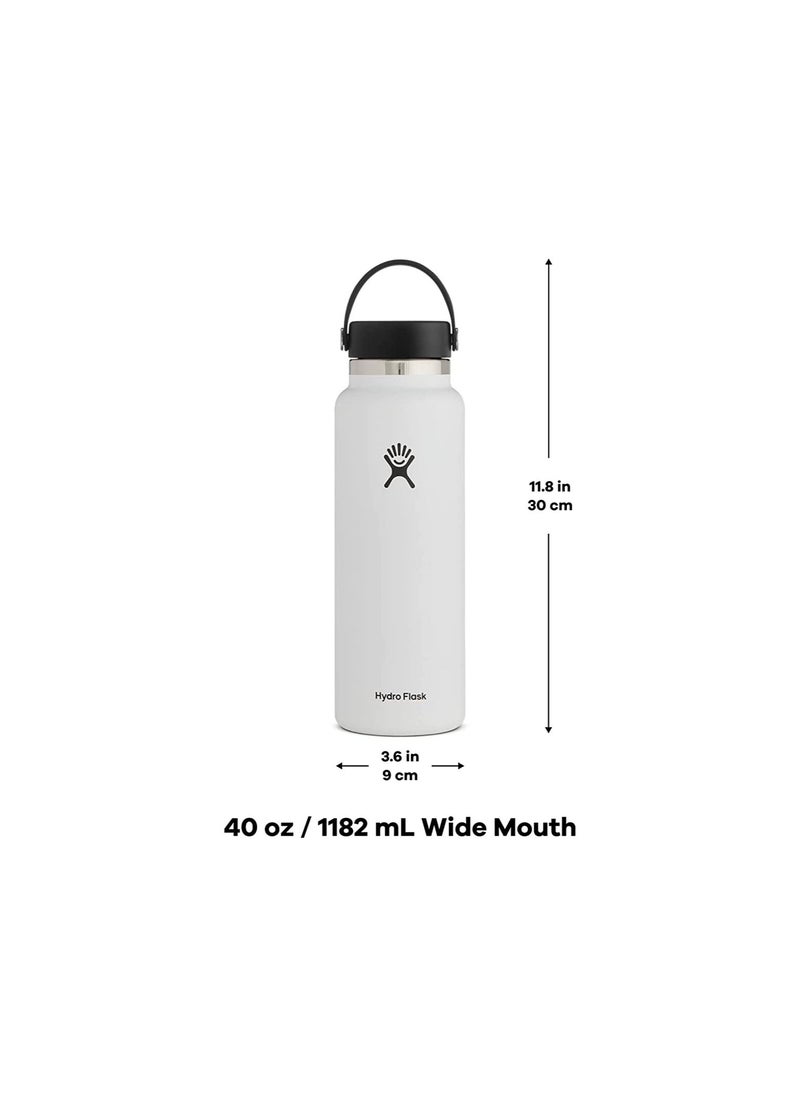 Hydro Flask - Flask 40 Oz Straw Lid Stainless Steel Reusable Water Bottle. - Image 1