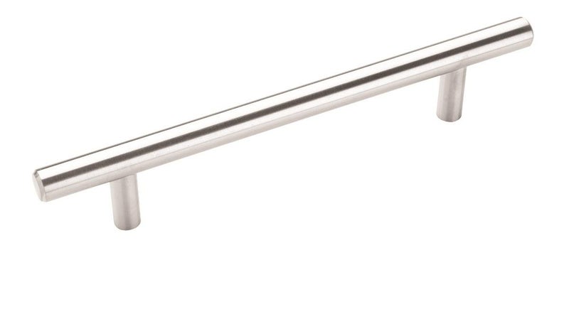 Amerock | Cabinet Pull | Stainless Steel | 5-1/16 inch (128 mm) Center to Center | Bar Pulls | 1 Pack | Drawer Pull | Drawer Handle | Cabinet Hardware - Image 1