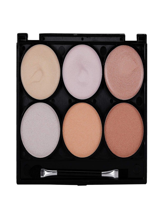 Make Up for Life 6 Colore Highlighter Palette No-01, Multicolor, 10g - Image 3