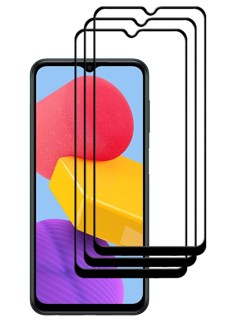 ACLIX 3 Pieces Antistatic ESD Dustproof Premium Quality High Definition Tempered Glass Screen Protector Designed For Samsung Galaxy M13 - Image 1
