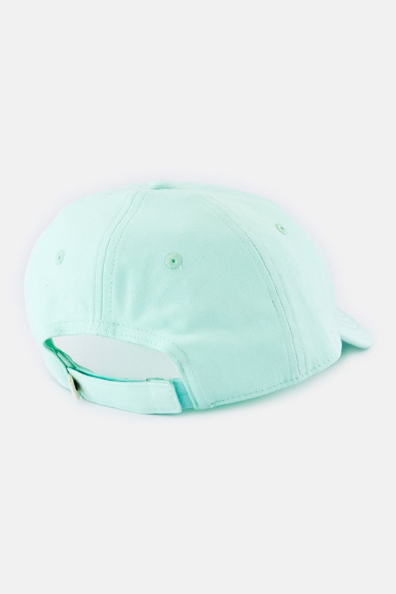 Roxy Women Embroidered Adjustable Cap, Mint Green - Image 2