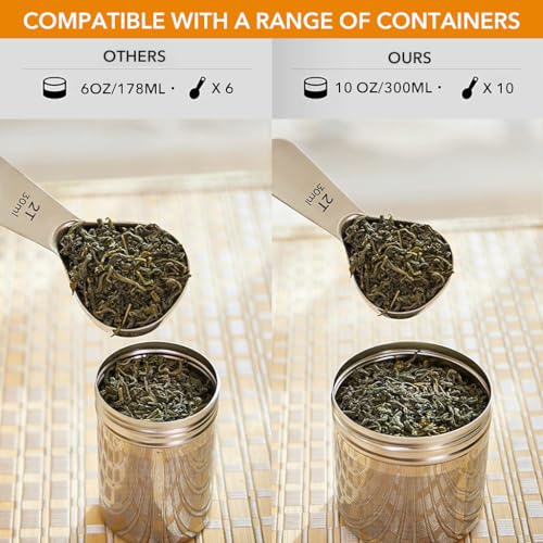 Supvox® Tea Infuser 3" Large Infuser with Lid & Lifting Chain Stainless Steel Tea Infuser Tea Strainer for Spice, Chamomile, Green Tea Loose Leaves Fine Mesh Strainer for Large Tea Pots, Cooking Pot - Image 3