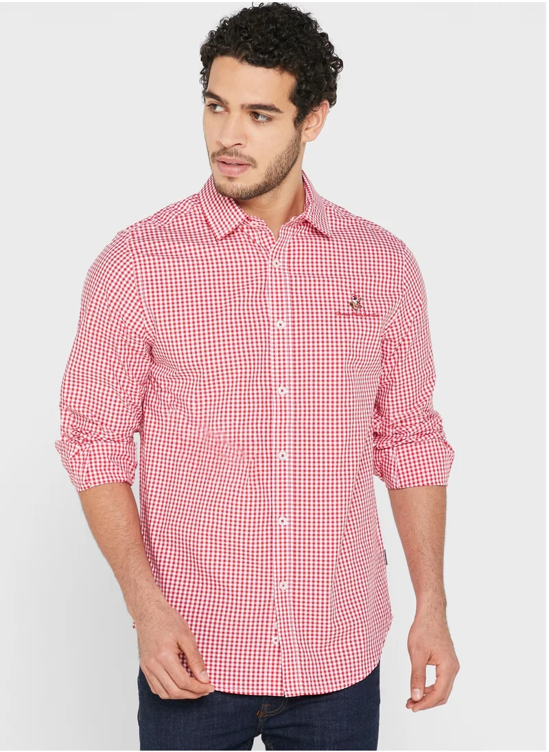 bhpoloclub Checked Regular Fit Shirt
