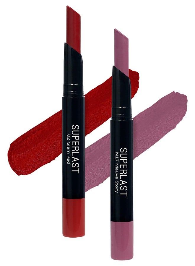ME-ON Superlast Lipstick (Shade 02,17) Matte Finish - Image 2