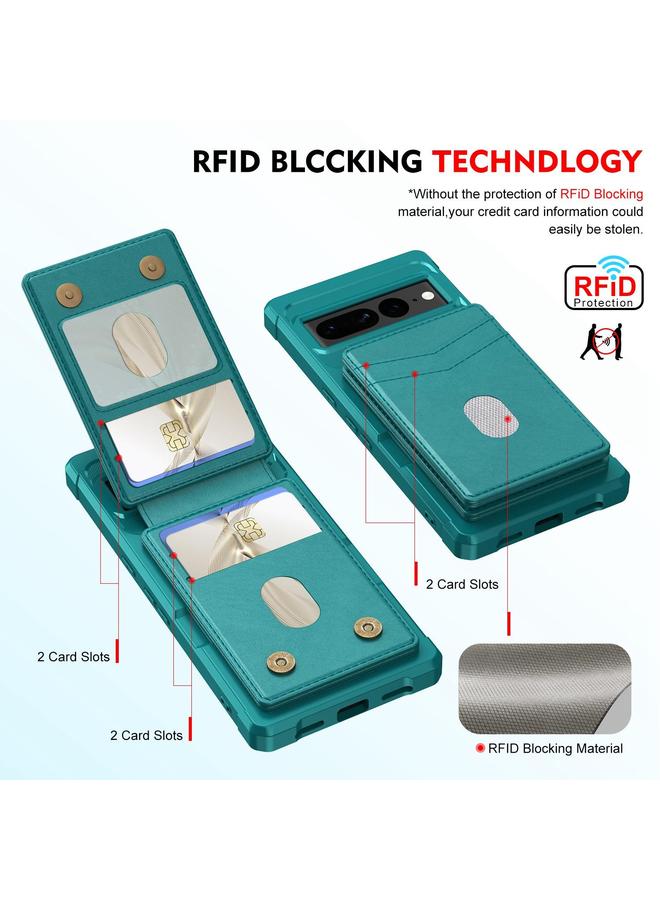 Zaboon Case For Google Pixel 7 2-in-1 RFID Wallet Magnetic MagSafe Leather Phone Case - Image 3