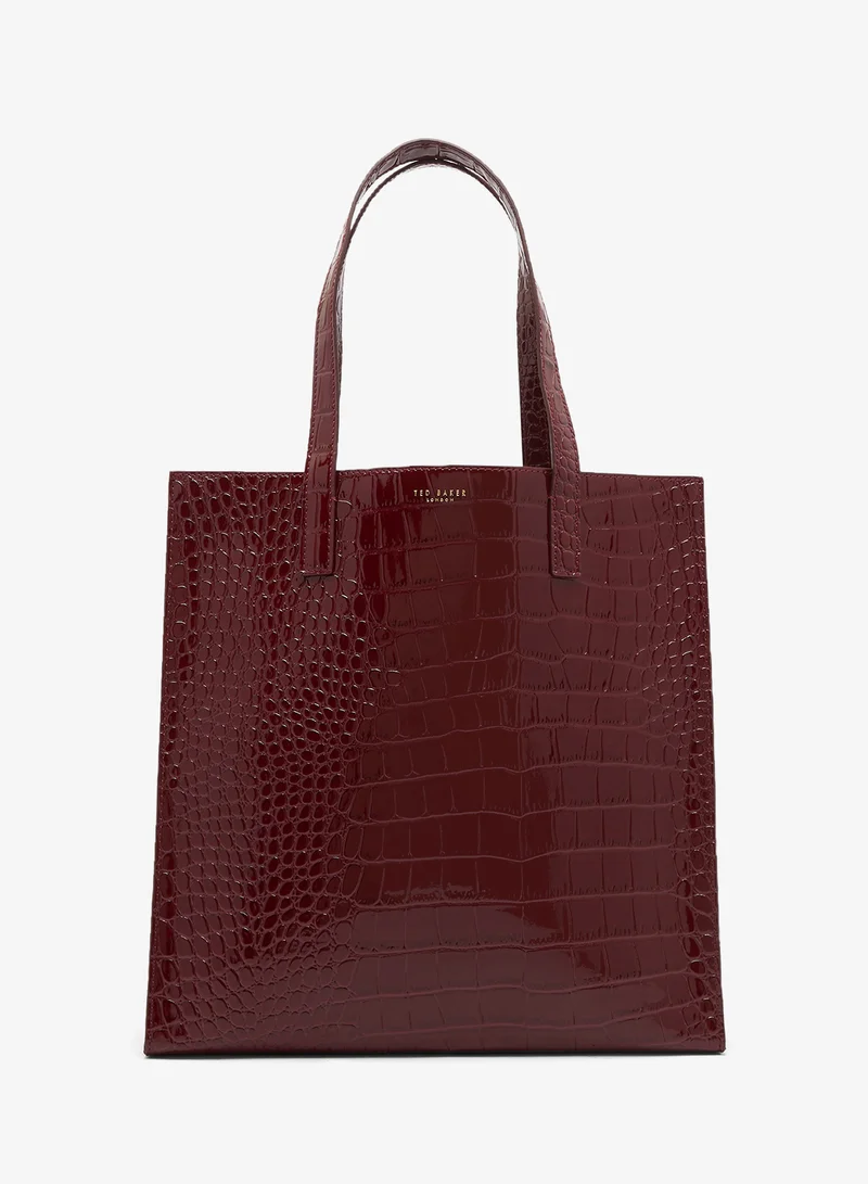 Ted Baker Wenella Croc Effect Large Icon Tote Bag