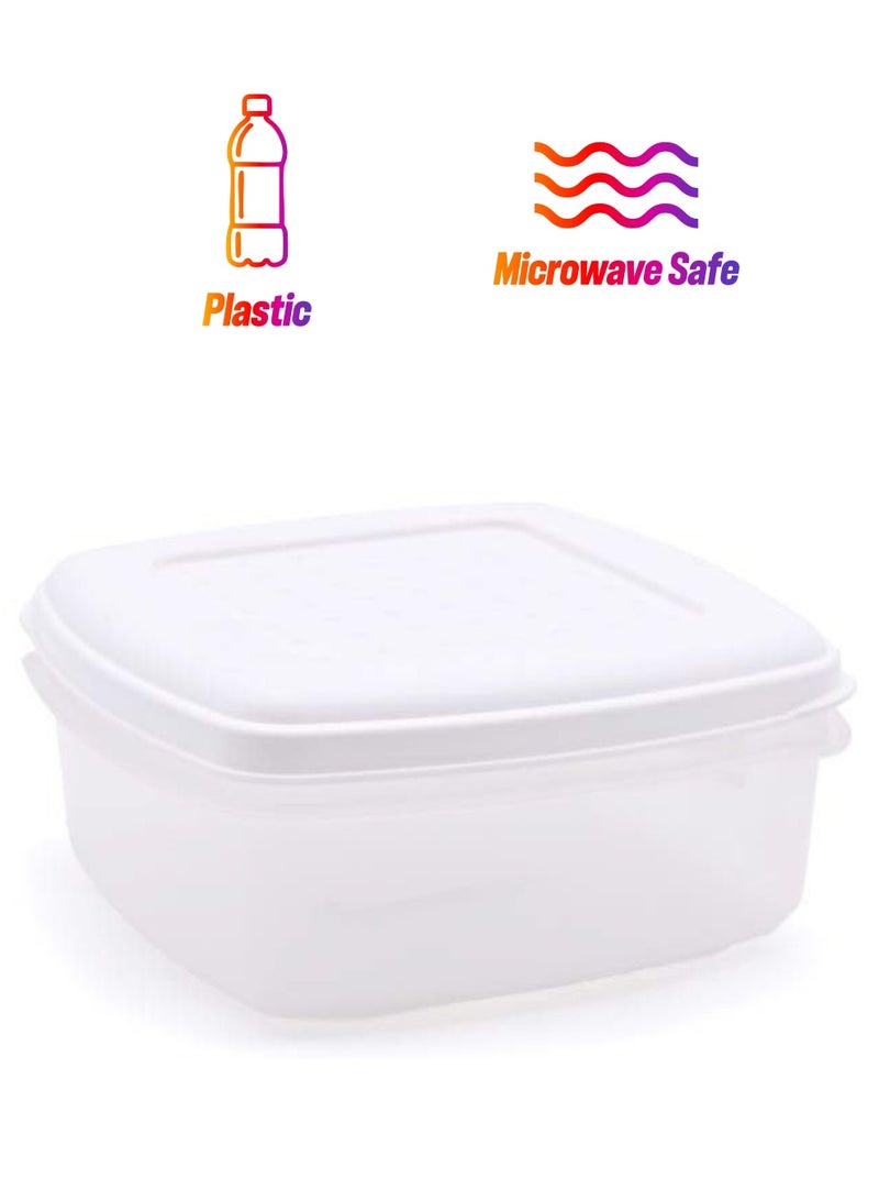 RIVAL Keep Fresh Box  1.25 Liter Capacity Suitable For Refrigerator Freezer And Dishwasher Safe Food Storage Container - Image 1