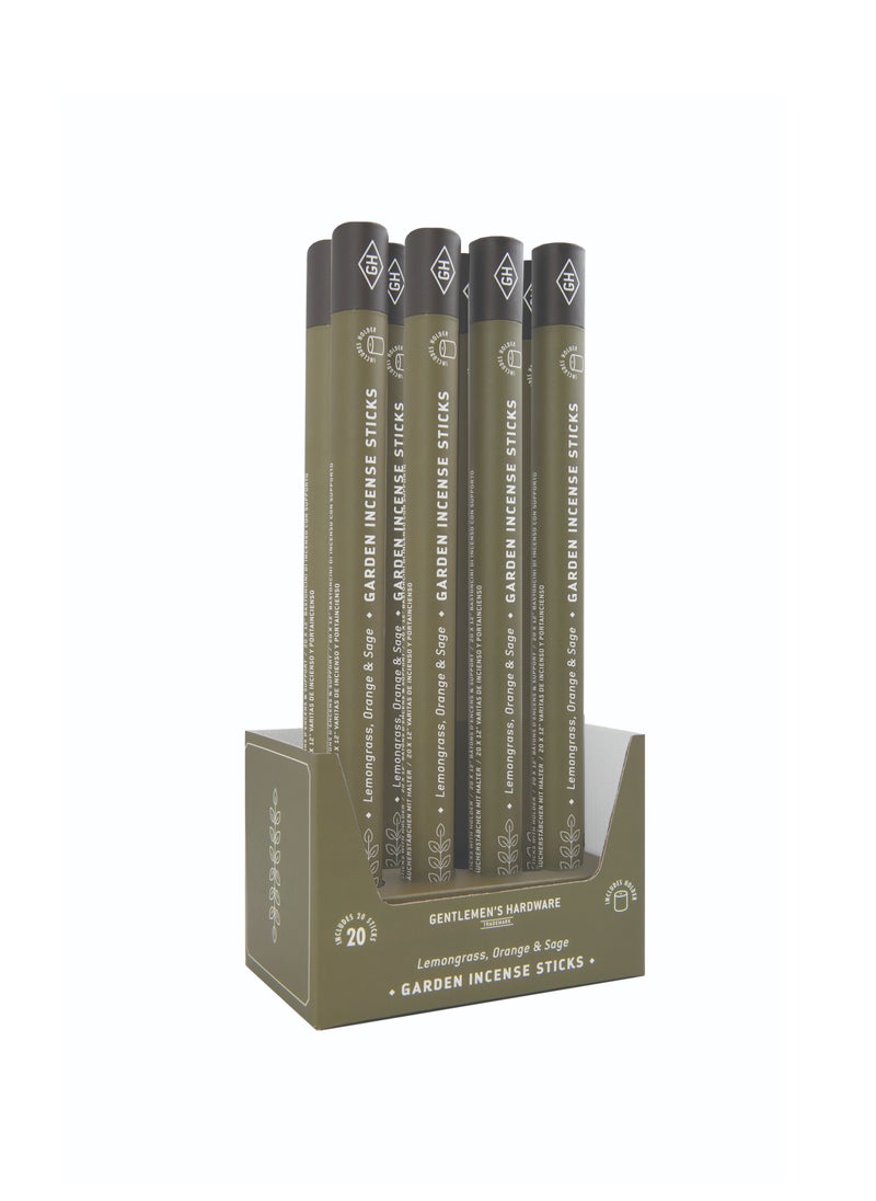 GENTLEMEN'S HARDWARE Garden Incense & Holder  - Image 3