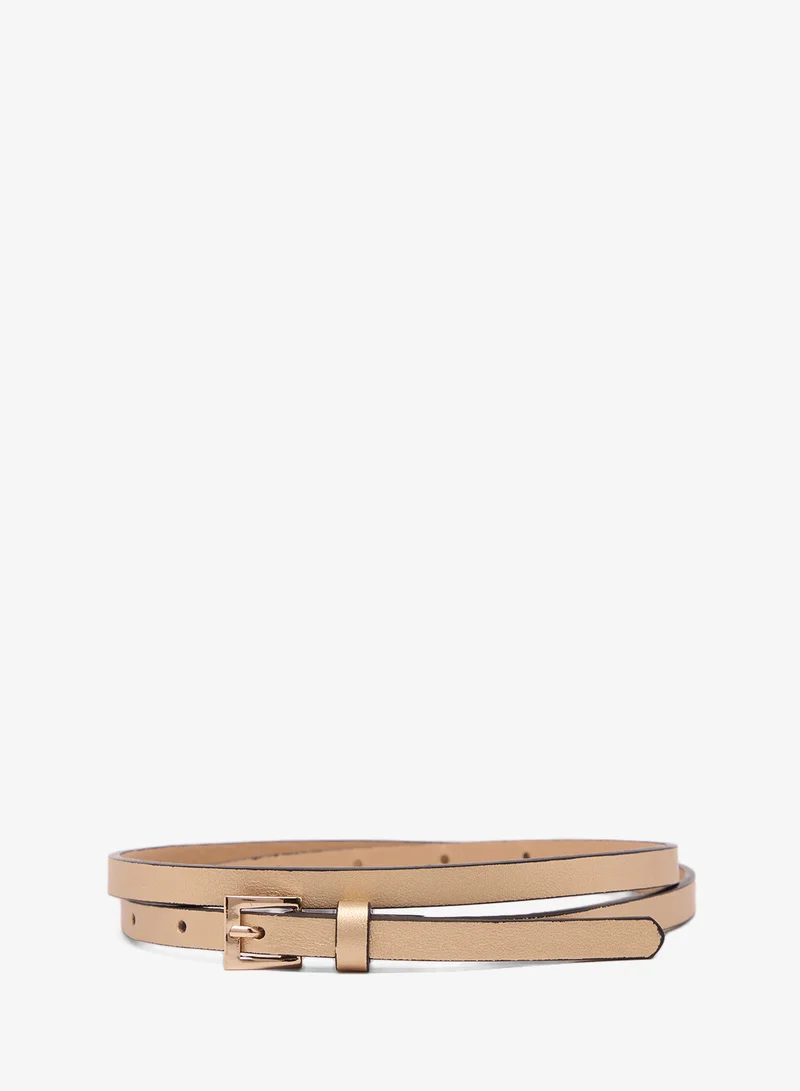 جينجر Silver Accent Classic Waist Belt