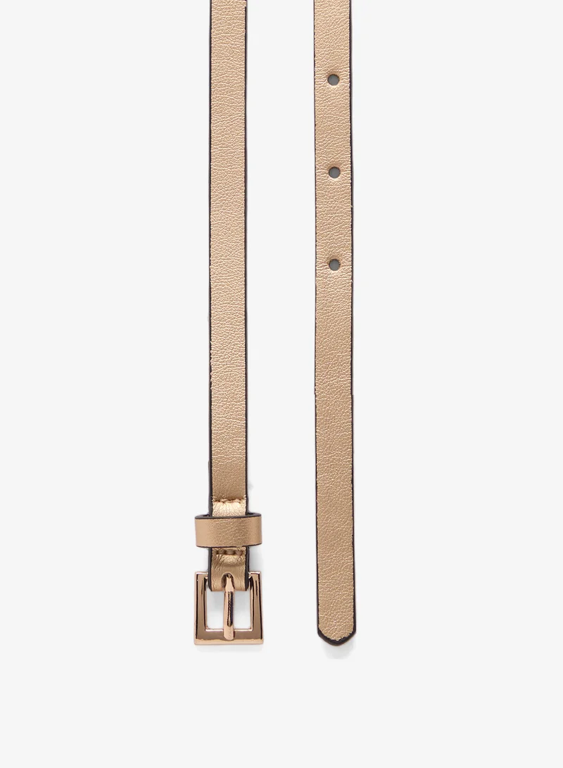 جينجر Silver Accent Classic Waist Belt