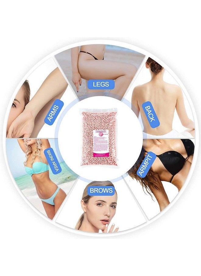 Topfinder - Hard Wax Beans For Waxing ; Hair Removal Face Leg Chest Back Bikini ; Hard Sensitive Skin ; Peelable ; Facial Cream ; Pearl Hand Hot Wax Beads For Mens Women Body ;Revolution Remover;100G - Image 1