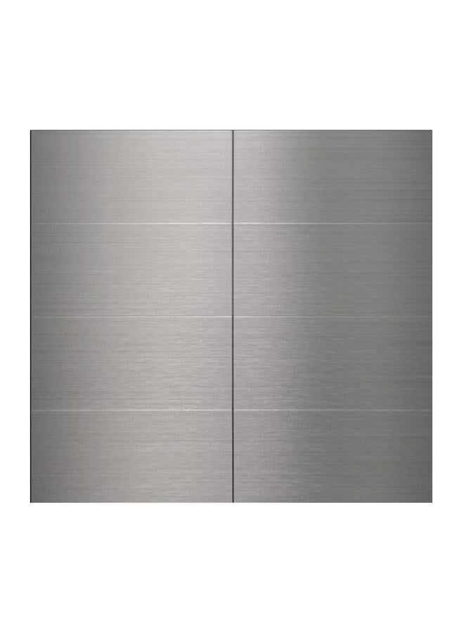 Crystiles 40-Pack 3"x6" Brushed Aluminum Peel and Stick Tile Backsplash Panels - Image 1