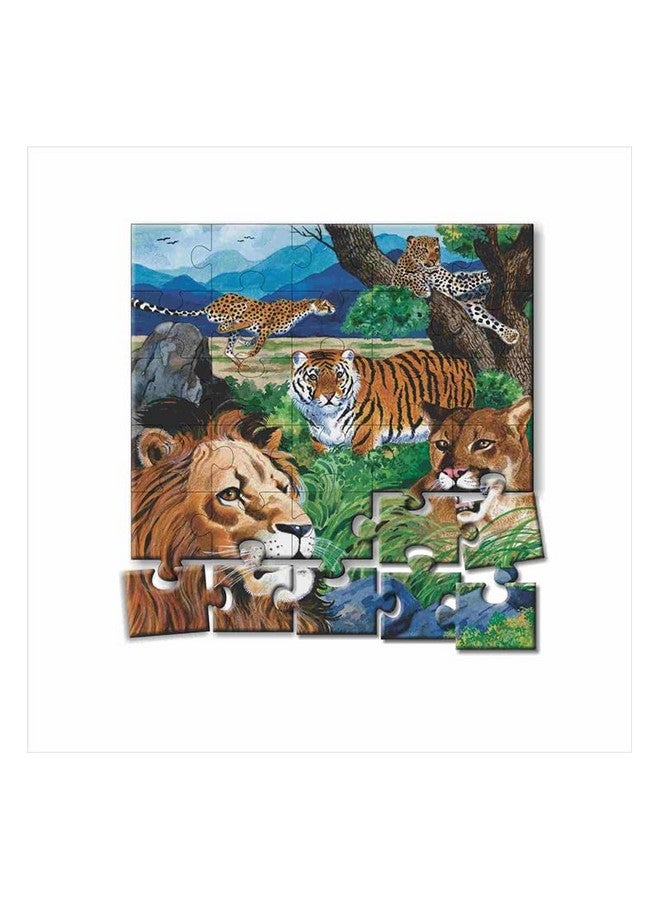 كرييتفز ألغاز الحيوانات الإبداعية - الجزء السادس | ألغاز الصور المقطوعة لتنمية المهارات | ألغاز الطيور للأطفال | ألغاز تعليمية للأطفال | من 5 سنوات فما فوق، من 30 إلى 48 قطعة ألغاز للأطفال - Image 4